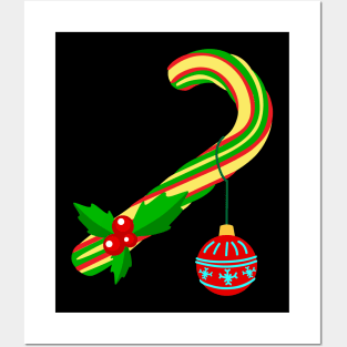 Candy Cane Design Posters and Art